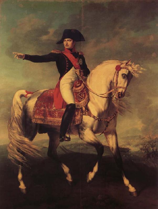 Natoire, Charles Joseph Horseman likeness of Napoleon I oil painting image